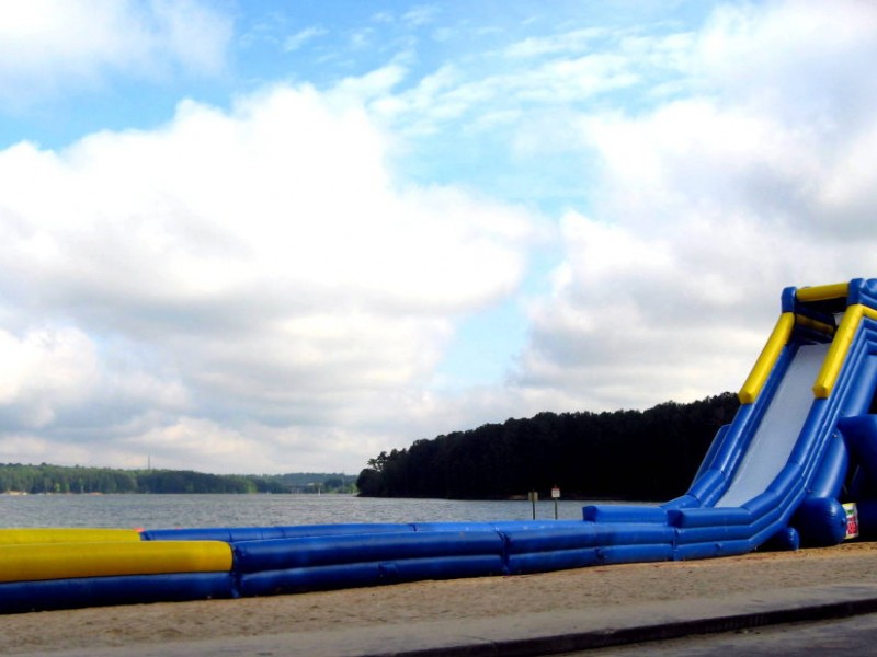 Гигантская водная горка в москве. The largest Water Slide.