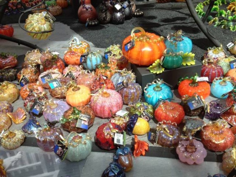 Glass Pumpkin Patch Sprouts at Stanford Shopping Center | Palo Alto, CA